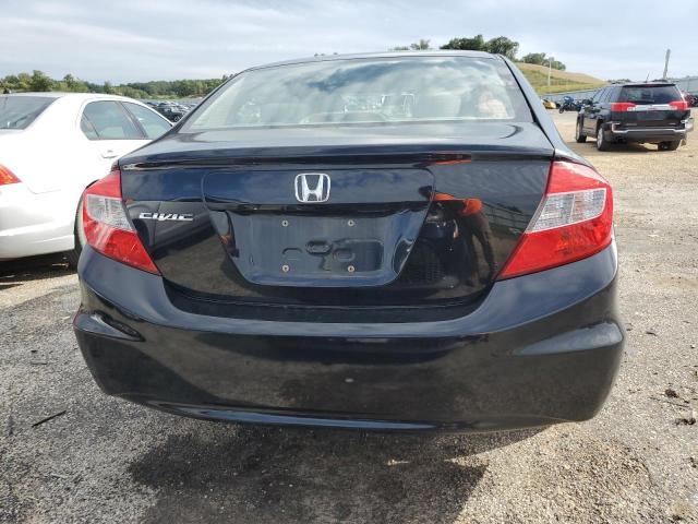 19XFB2F52CE024721 - 2012 HONDA CIVIC LX BLACK photo 6