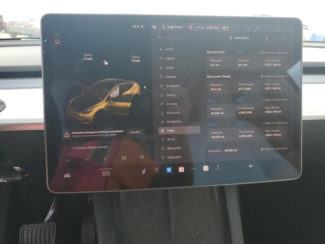 7SAYGDEE3NF355041 - 2022 TESLA MODEL Y თეთრი ფოტო 9