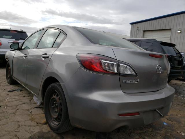 JM1BL1TF7D1740697 - 2013 MAZDA 3 I GRAY photo 2