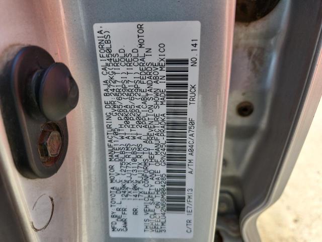 3TMLU42N66M004285 - 2006 TOYOTA TACOMA DOUBLE CAB 银色 照片 12