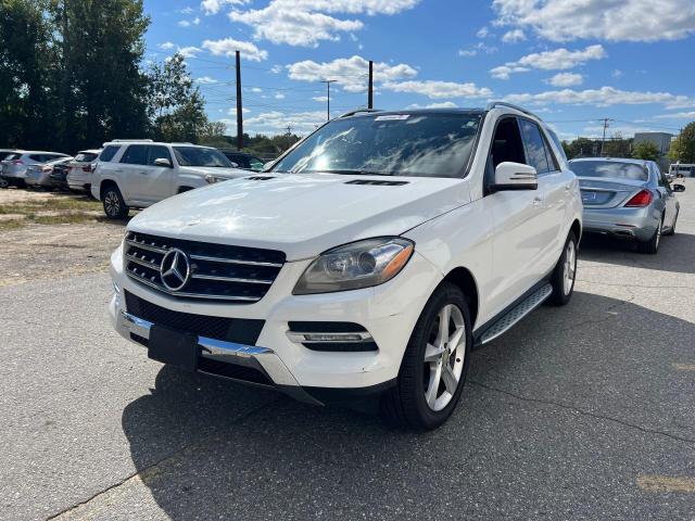 4JGDA5HB9FA601276 - 2015 MERCEDES-BENZ ML 350 4MATIC WHITE photo 2