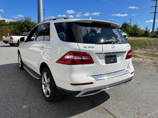 4JGDA5HB9FA601276 - 2015 MERCEDES-BENZ ML 350 4MATIC WHITE photo 3
