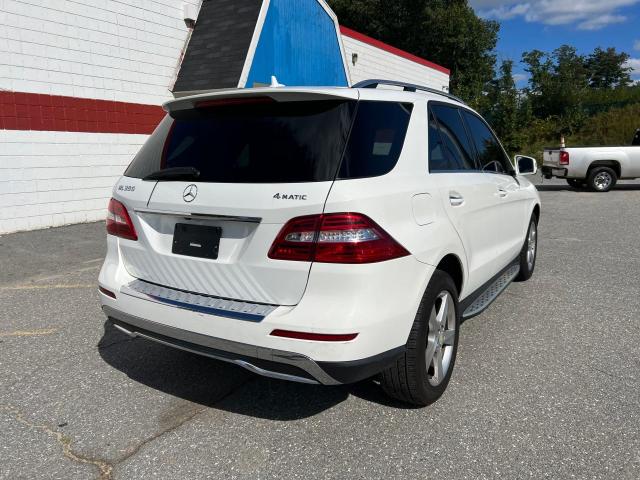 4JGDA5HB9FA601276 - 2015 MERCEDES-BENZ ML 350 4MATIC WHITE photo 4
