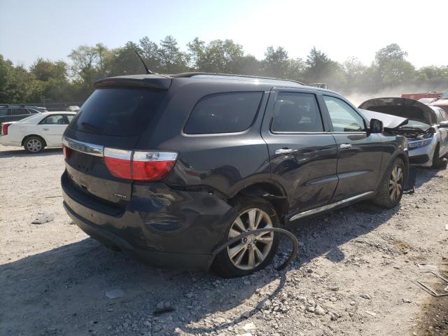 1D4RE4GG6BC673463 - 2011 DODGE DURANGO CREW BLACK photo 3