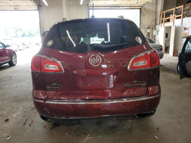 5GAKVBKD1GJ278711 - 2016 BUICK ENCLAVE BURGUNDY photo 6