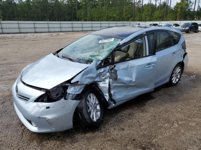 JTDZN3EU1C3170506 - 2012 TOYOTA PRIUS V SILVER photo 1