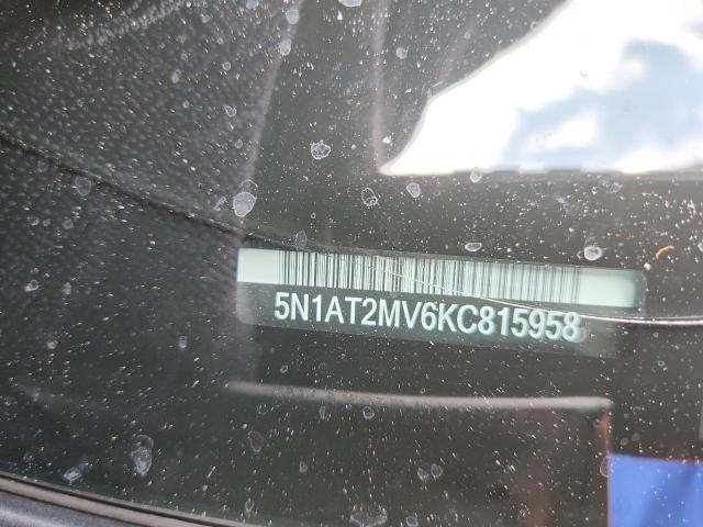 5N1AT2MV6KC815958 - 2019 NISSAN ROGUE S 银色 照片 14