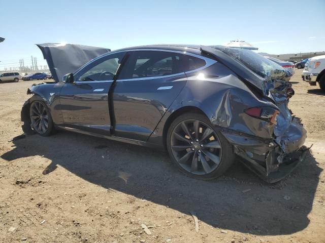 5YJSA1E18GF130293 - 2016 TESLA MODEL S GRAY photo 2