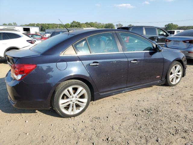 1G1PG5SB7E7367412 - 2014 CHEVROLET CRUZE LTZ BLUE photo 3