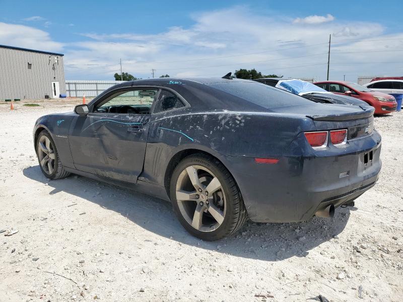 2G1FA1E34D9150245 - 2013 CHEVROLET CAMARO LS BLUE photo 2