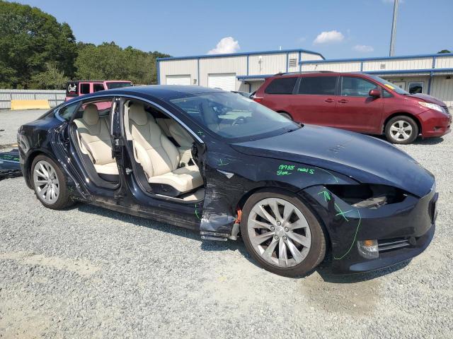 5YJSA1E28HF230923 - 2017 TESLA MODEL S BLACK photo 4
