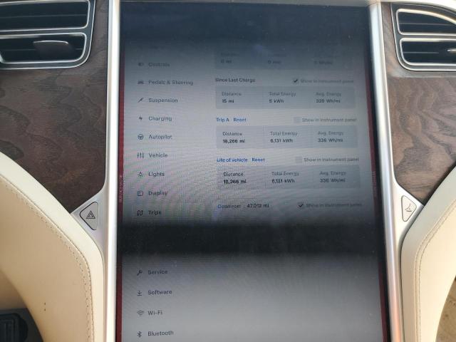 5YJSA1E28HF230923 - 2017 TESLA MODEL S BLACK photo 9