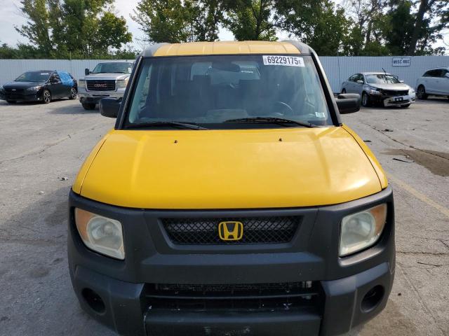 5J6YH28533L050220 - 2003 HONDA ELEMENT EX YELLOW photo 5