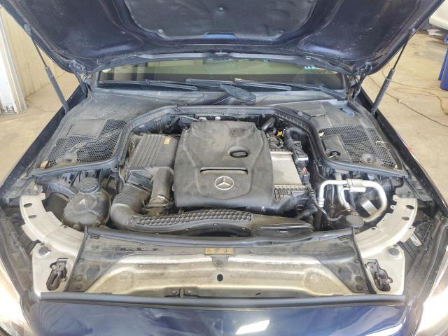 55SWF4KB5HU223371 - 2017 MERCEDES-BENZ C 300 4MATIC BLUE photo 11
