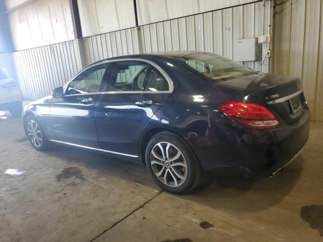 55SWF4KB5HU223371 - 2017 MERCEDES-BENZ C 300 4MATIC BLUE photo 2