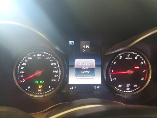 55SWF4KB5HU223371 - 2017 MERCEDES-BENZ C 300 4MATIC BLUE photo 9