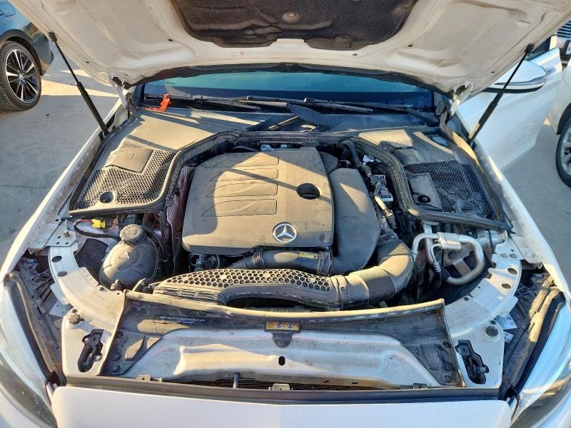 55SWF8EB9KU291991 - 2019 MERCEDES-BENZ C 300 4MATIC WHITE photo 11