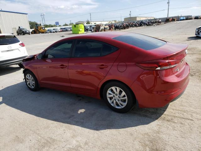 KMHD74LF3JU480450 - 2018 HYUNDAI ELANTRA SE MAROON photo 2