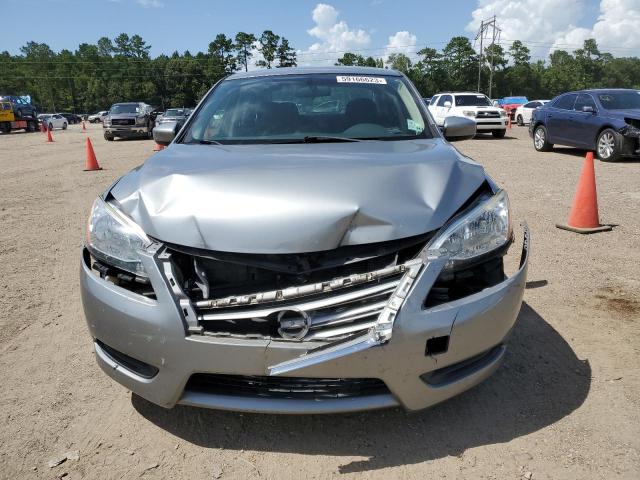 3N1AB7AP9EL689715 - 2014 NISSAN SENTRA S SILVER photo 5