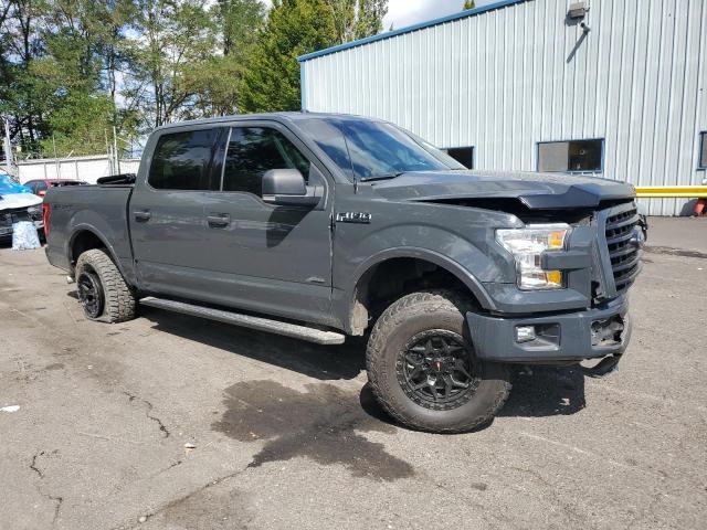 1FTEW1EP4GKF85762 - 2016 FORD F150 SUPERCREW GRAY photo 4