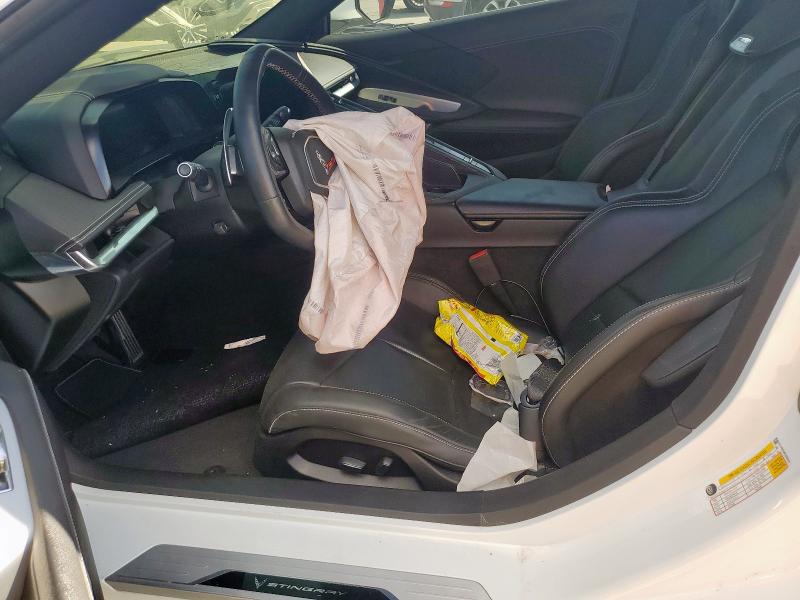 1G1YA2D48P5109305 - 2023 CHEVROLET CORVETTE STINGRAY 1LT WHITE photo 7