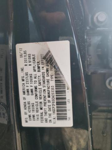 1HGCP2F65CA203353 - 2012 HONDA ACCORD SE Qara foto 12