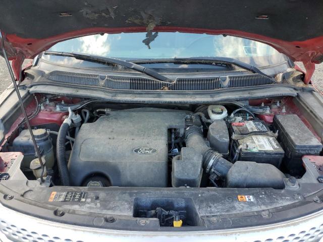 1FM5K8D82EGC53877 - 2014 FORD EXPLORER XLT 红色 照片 12