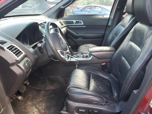1FM5K8D82EGC53877 - 2014 FORD EXPLORER XLT 红色 照片 7