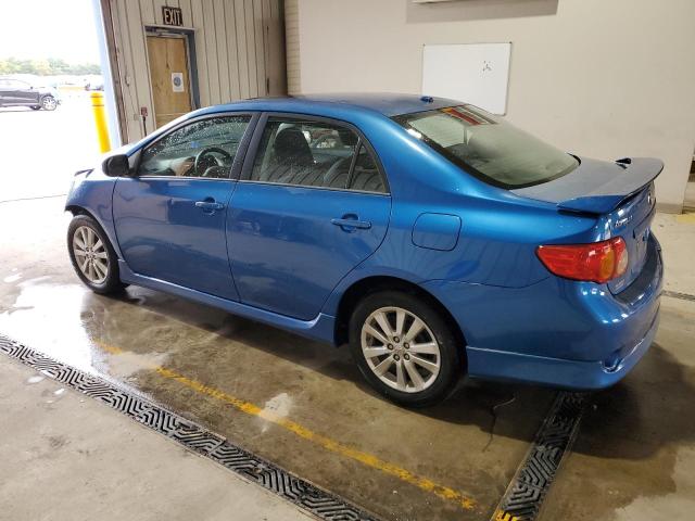 2T1BU4EE4AC527491 - 2010 TOYOTA COROLLA BASE BLUE photo 2