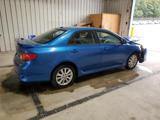2T1BU4EE4AC527491 - 2010 TOYOTA COROLLA BASE BLUE photo 3