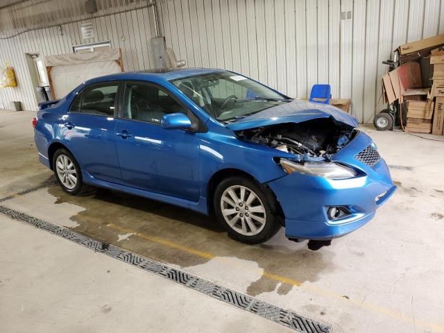 2T1BU4EE4AC527491 - 2010 TOYOTA COROLLA BASE BLUE photo 4