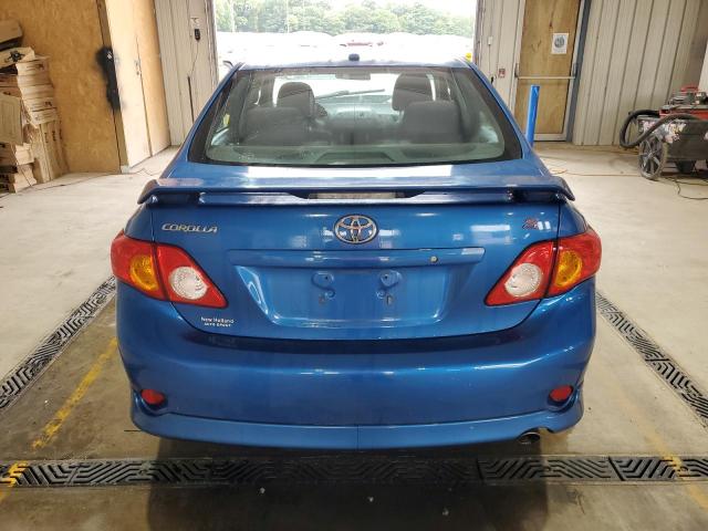 2T1BU4EE4AC527491 - 2010 TOYOTA COROLLA BASE BLUE photo 6
