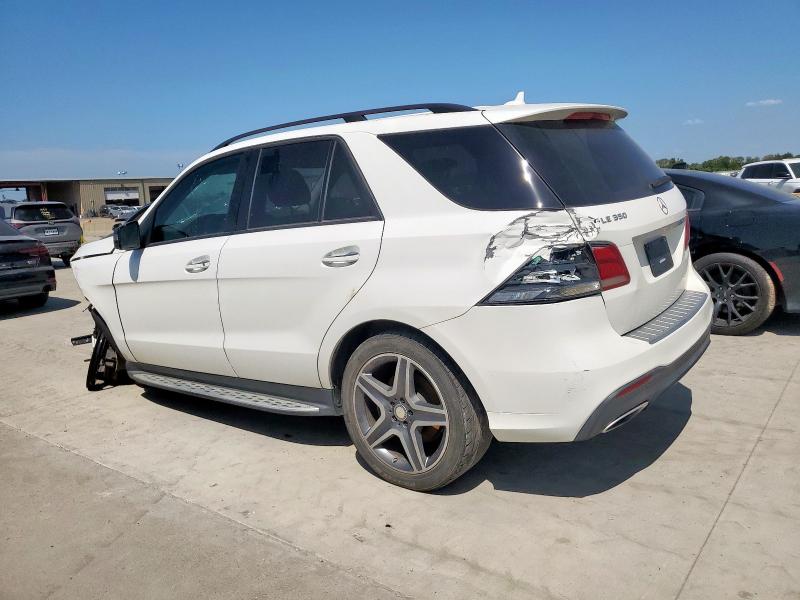 4JGDA5JB8HA855820 - 2017 MERCEDES-BENZ GLE 350 WHITE photo 2