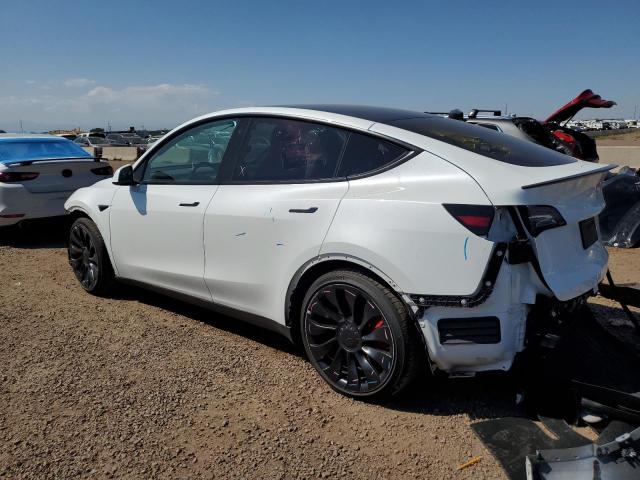 7SAYGDEFXNF541930 - 2022 TESLA MODEL Y WHITE photo 2