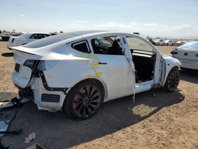 7SAYGDEFXNF541930 - 2022 TESLA MODEL Y WHITE photo 3