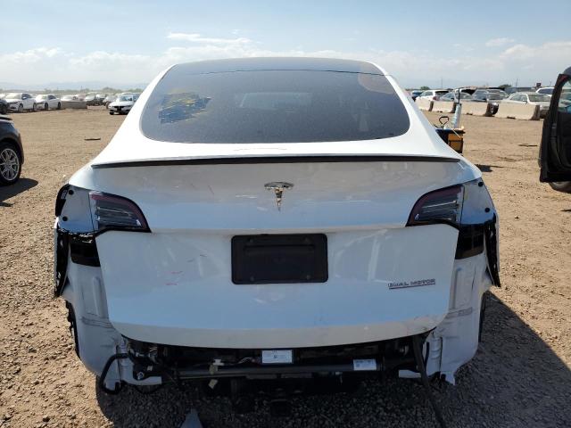 7SAYGDEFXNF541930 - 2022 TESLA MODEL Y WHITE photo 6