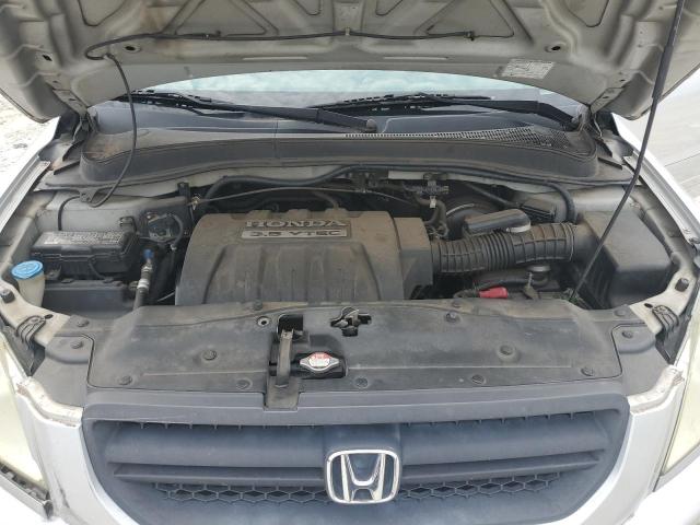 2HKYF185X5H504136 - 2005 HONDA PILOT EXL SILVER photo 12