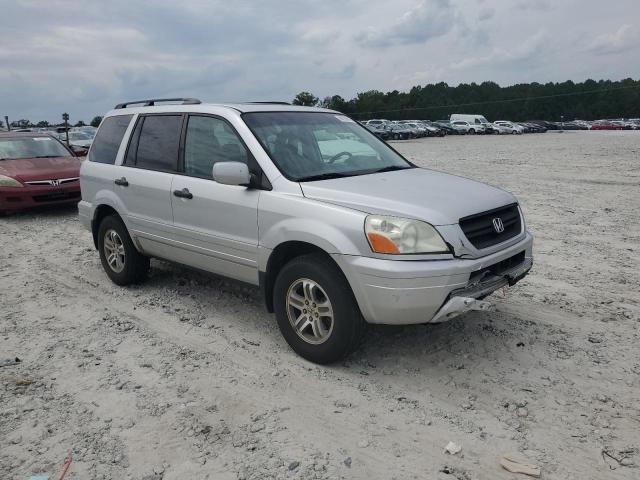 2HKYF185X5H504136 - 2005 HONDA PILOT EXL SILVER photo 4