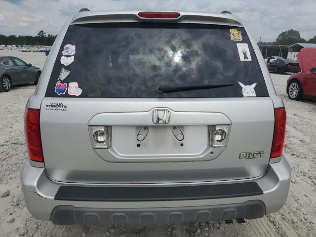 2HKYF185X5H504136 - 2005 HONDA PILOT EXL SILVER photo 6