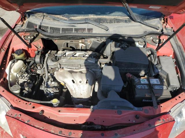 4T1BE46K67U015997 - 2007 TOYOTA CAMRY CE RED photo 11