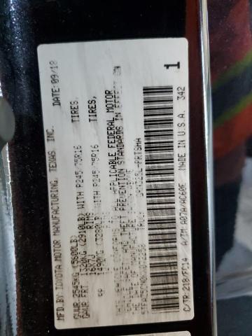 5TFAZ5CN0KX072258 - 2019 TOYOTA TACOMA DOUBLE CAB Czarny zdjęcie 12