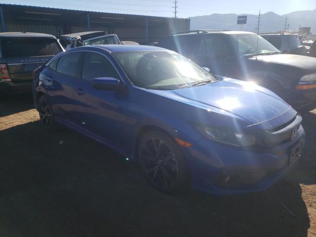2HGFC2F82MH522819 - 2021 HONDA CIVIC SPORT 蓝色 照片 4