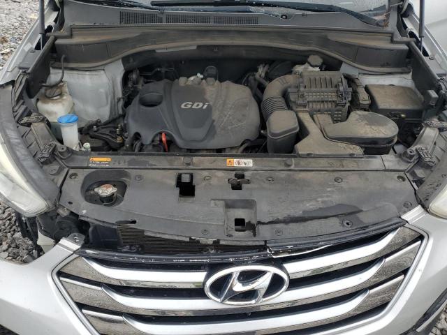 5XYZTDLB9GG323423 - 2016 HYUNDAI SANTA FE S SILVER photo 12