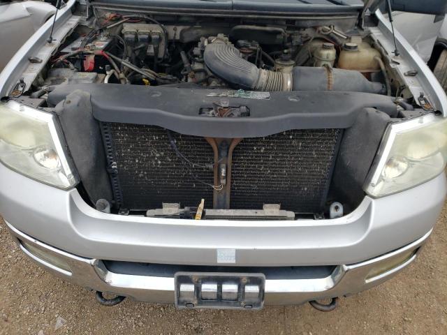 1FTRX14W54NB69446 - 2004 FORD F150 SILVER photo 11