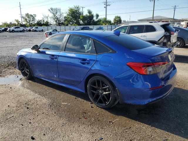 2HGFE2F55NH572437 - 2022 HONDA CIVIC SPORT 蓝色 照片 2