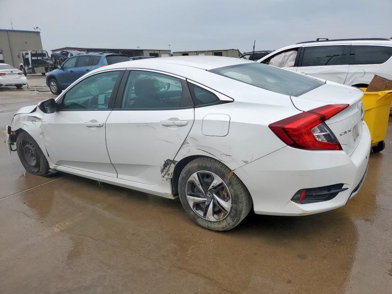 19XFC2F6XKE213668 - 2019 HONDA CIVIC LX WHITE photo 2