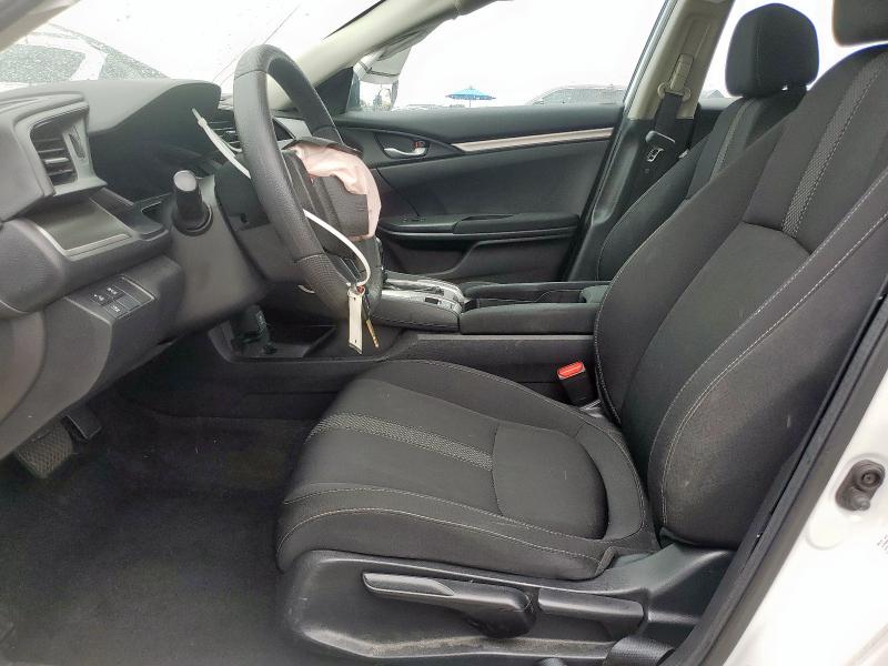 19XFC2F6XKE213668 - 2019 HONDA CIVIC LX WHITE photo 7