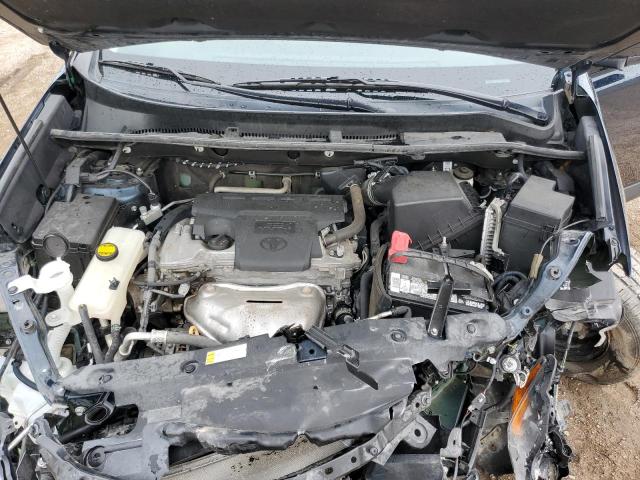 2T3BFREVXHW659663 - 2017 TOYOTA RAV4 LE BLUE photo 11