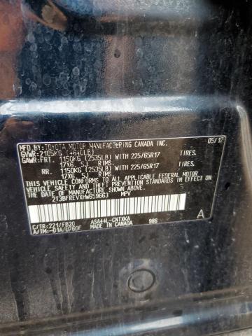 2T3BFREVXHW659663 - 2017 TOYOTA RAV4 LE BLUE photo 12