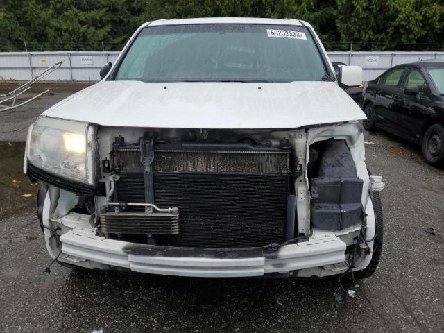 5FNYF3H43AB018358 - 2010 HONDA PILOT EX WHITE photo 5